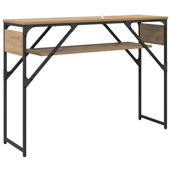 vidaXL Konsollbord Artisan Eik 105x30x75cm Konstruert tre