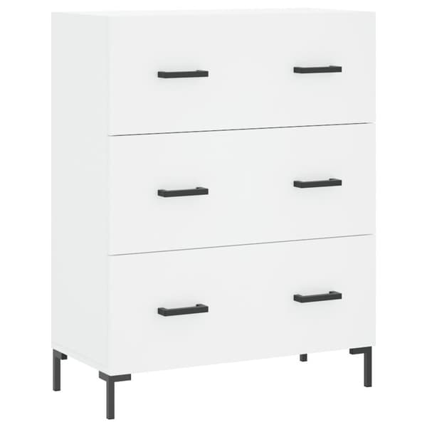 vidaXL Skåp vit 69,5x34x90 cm konstruerat trä