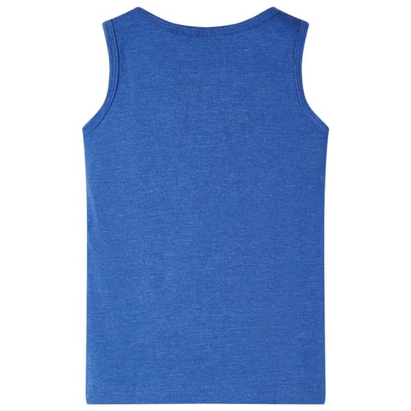 vidaXL Singlet for barn blå melert 104