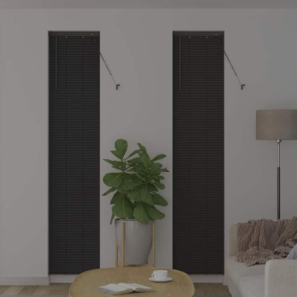 vidaXL Persienner Mörkgrå 220 x 40 cm Aluminium