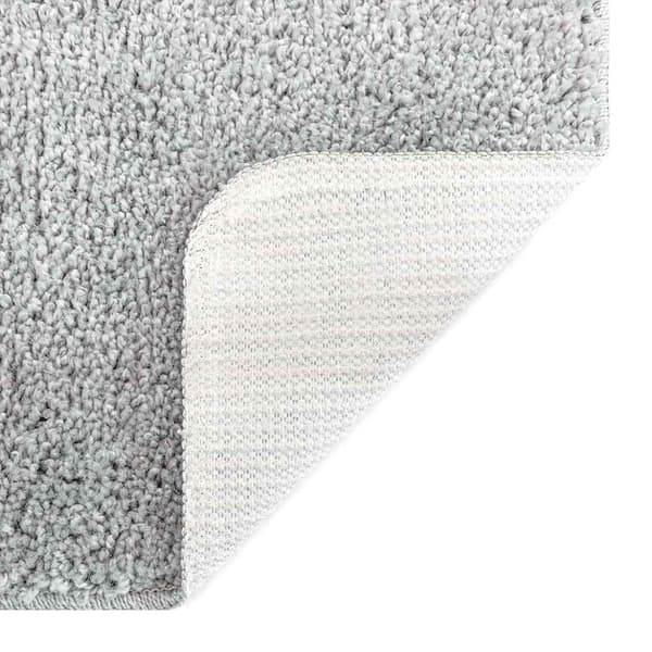 vidaXL Badmatta 3 pcs Grå 50 x 50 cm Polypropylen