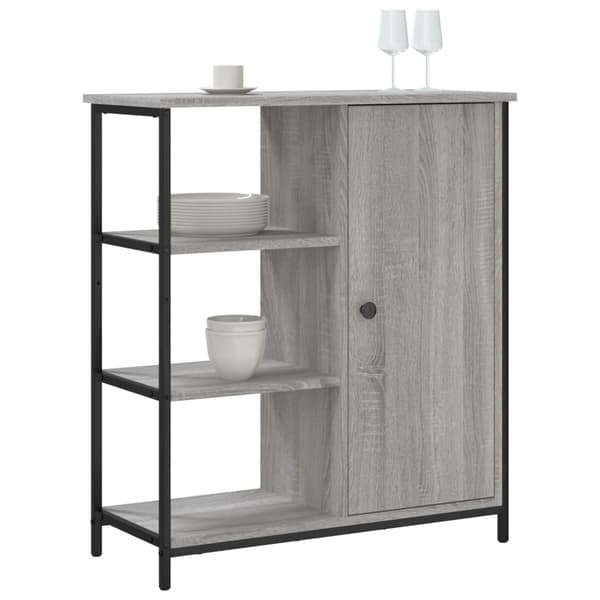 vidaXL Byrå grå sonoma 70x30x80 cm konstruerat trä