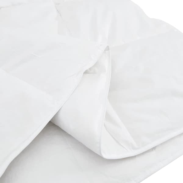vidaXL Vinter Täcke Vit 200 x 220 cm Fjäder