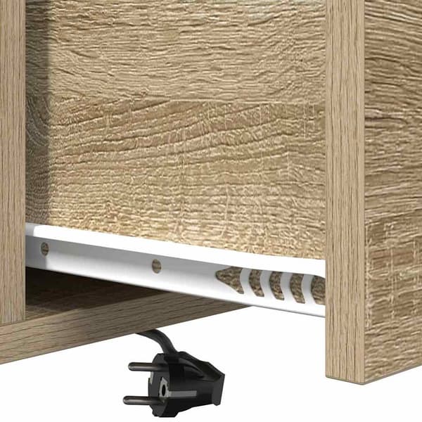 vidaXL Nattbordskap Sonoma eik 42 x 41 x 56 cm Konstruert tre