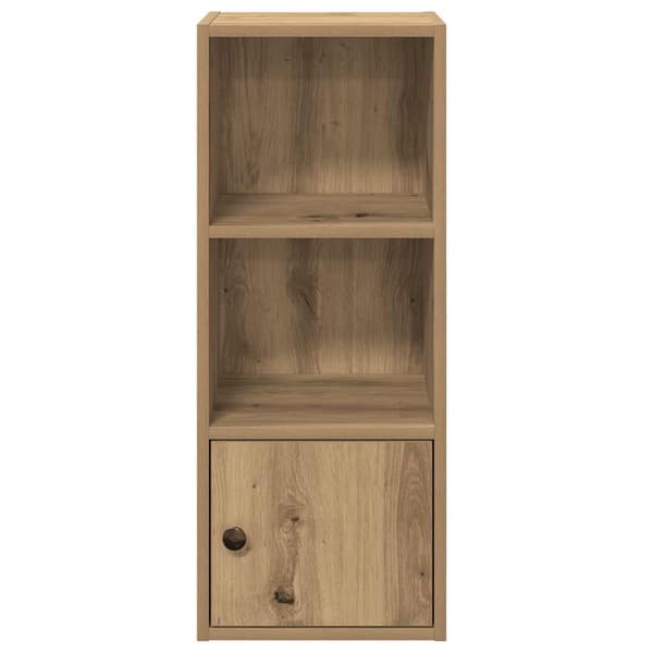 vidaXL Bokhylle artisan eik 31x24x77 cm konstruert tre
