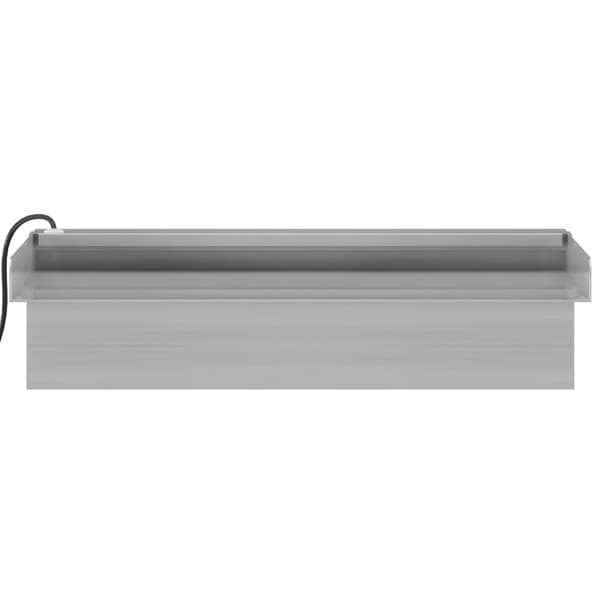 vidaXL Vannfall med RGB LED rustfritt stål 30 cm