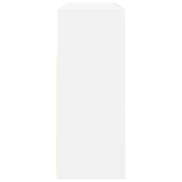 vidaXL Serviesskap Hvit 116 x 30 x 75 cm Konstruert tre