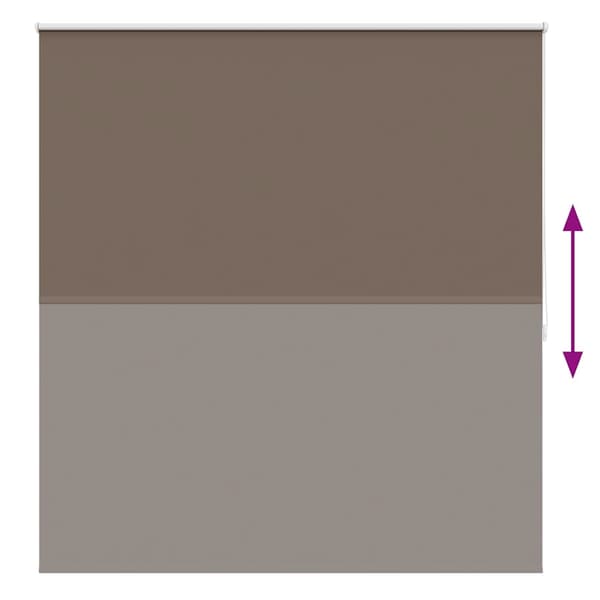 vidaXL Rullegardin 140 x 175 cm kaffefarget