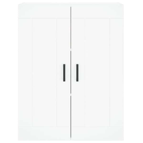 vidaXL Highboard hvit 69,5x34x180 cm konstruert tre