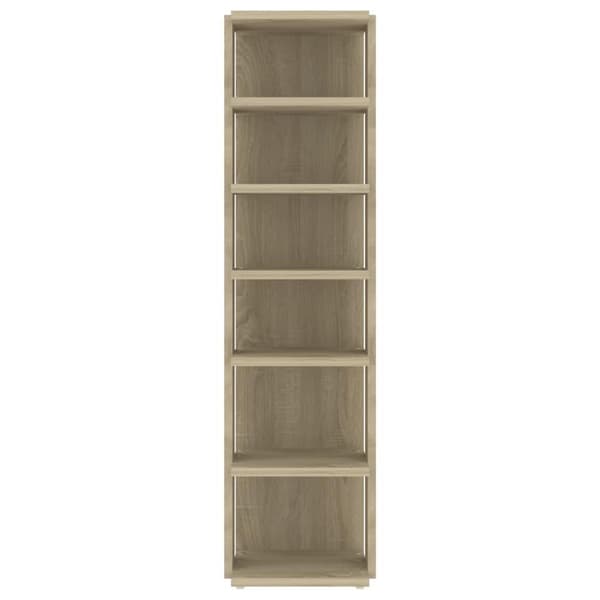 vidaXL Skoskap sonoma eik 2 stk 25x27x102 cm