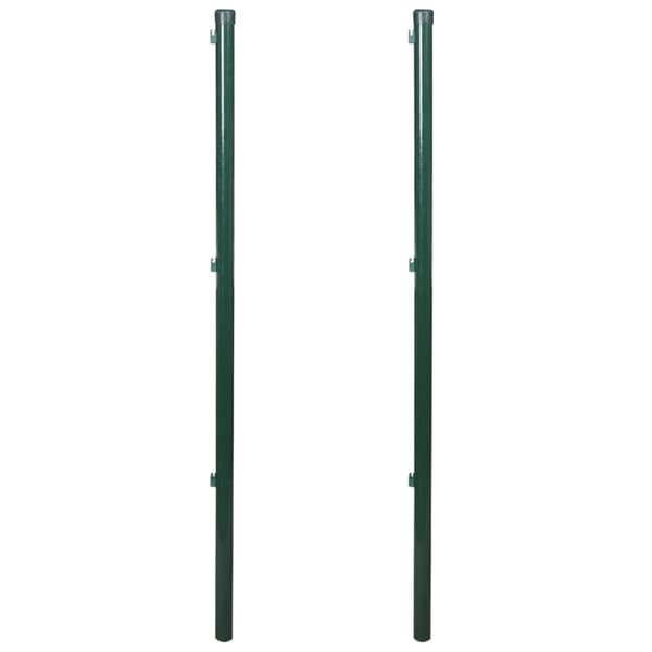 vidaXL Gjerdestolper 2 stk 115 cm