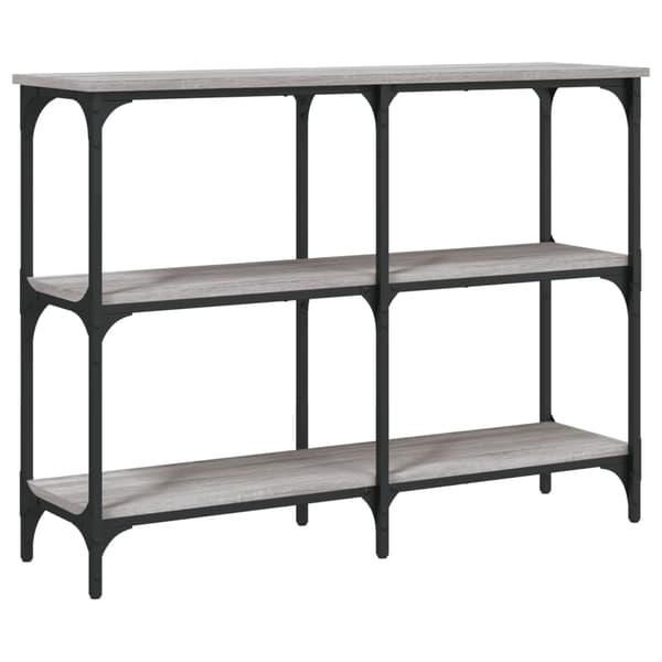 vidaXL Konsollbord grå sonoma 100x29x75 cm konstruert tre