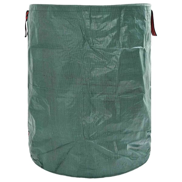 vidaXL Grön Polypropylen Stor Hopfällbar Sopsamlingsbag Cylindrisk