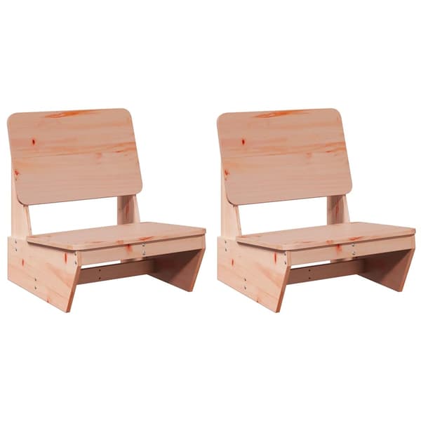 vidaXL Hagestoler 2 stk 60x64x70,5 cm heltre douglasgran