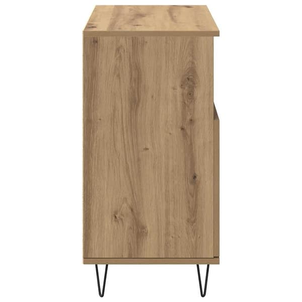 vidaXL Serviesskap 3 pcs Artisan Eik 60 x 35 x 70 cm