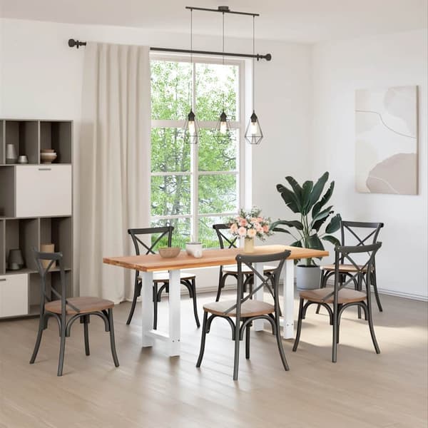 vidaXL Soffbordsben vit 2 st 50x(72-73) cm stål