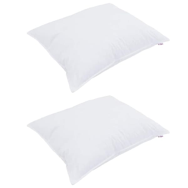 vidaXL Täcke med kudde 3 st Vit Mikrofiber