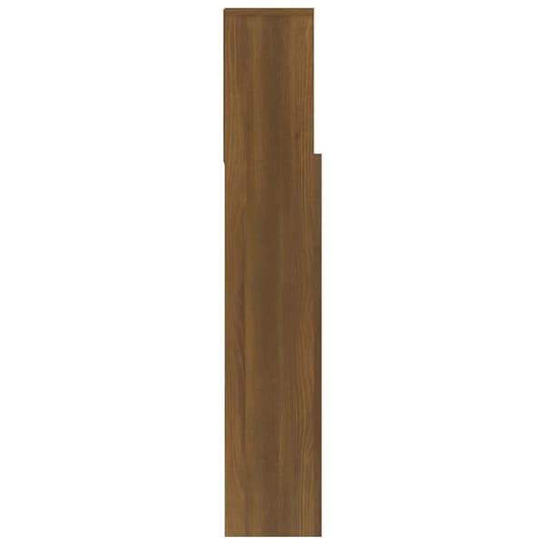 vidaXL Sengegavlskap brun eik 120x19x103,5 cm