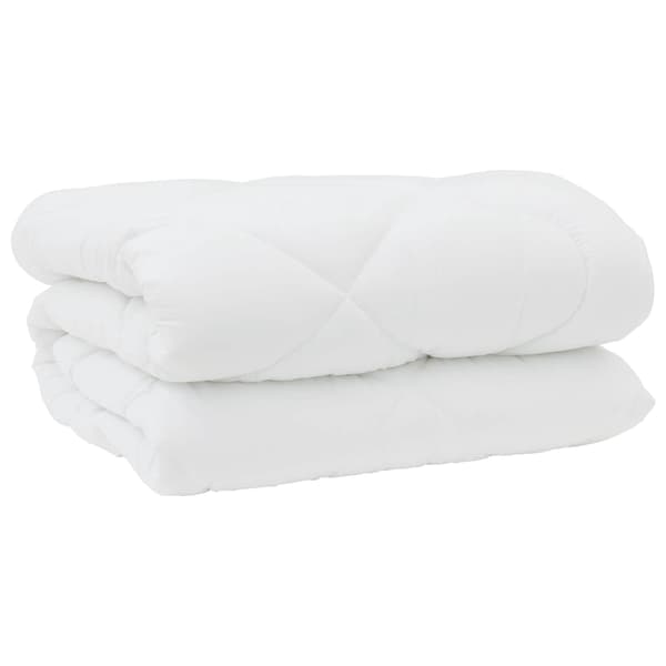 vidaXL Vinter Täcke med kudde 3 pcs Vit Mikrofiber