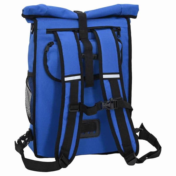vidaXL Cykelväska Blå 31 x 13 x 58 cm Polyester