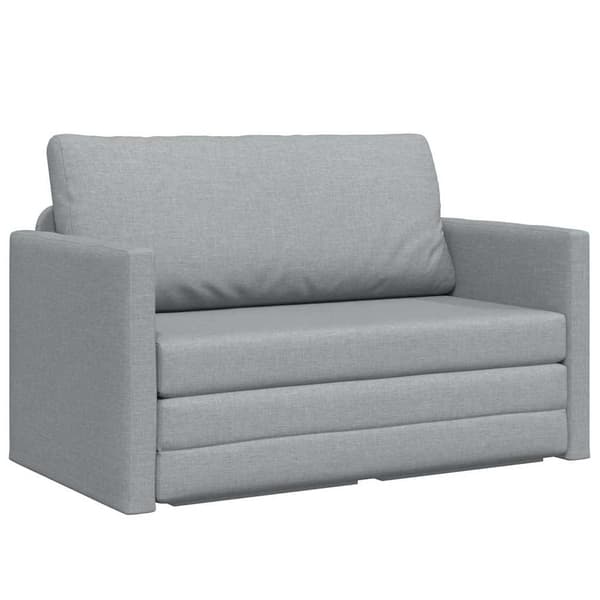 vidaXL Soffsäng 110cm Ljusgrå tyg