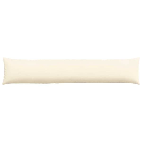 vidaXL Soffkuddar 2 st Kräm 200 x 40 cm Manchester tyg