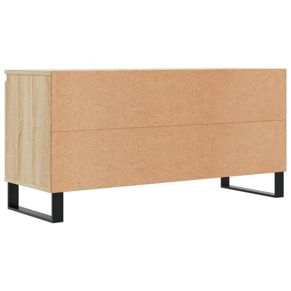 vidaXL TV-benk sonoma eik 104x35x50 cm konstruert tre