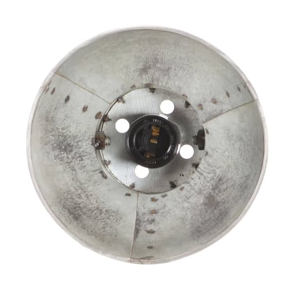vidaXL Industriell vegglampe sølv 65x25 cm E27