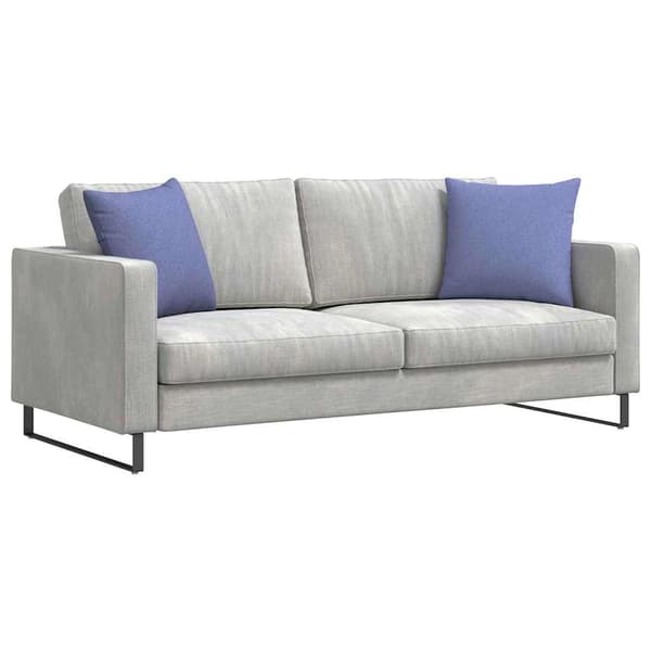 vidaXL Soffkuddar 2 st Blå 45 x 45 cm tyg