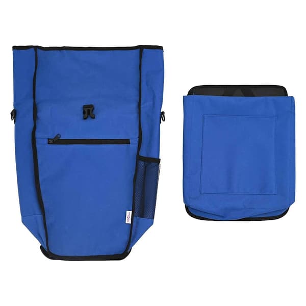 vidaXL Cykelväska Blå 34 x 16 x 59 cm Polyester