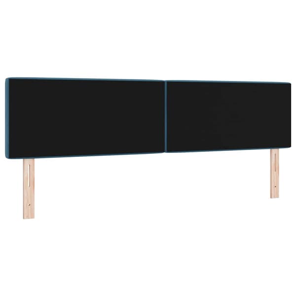 vidaXL Huvudgavel Mörkblå 180 cm Sammet