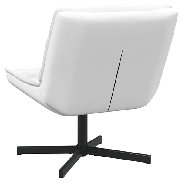 vidaXL Skrivstol Vit 63 x 75 x 76 cm PU