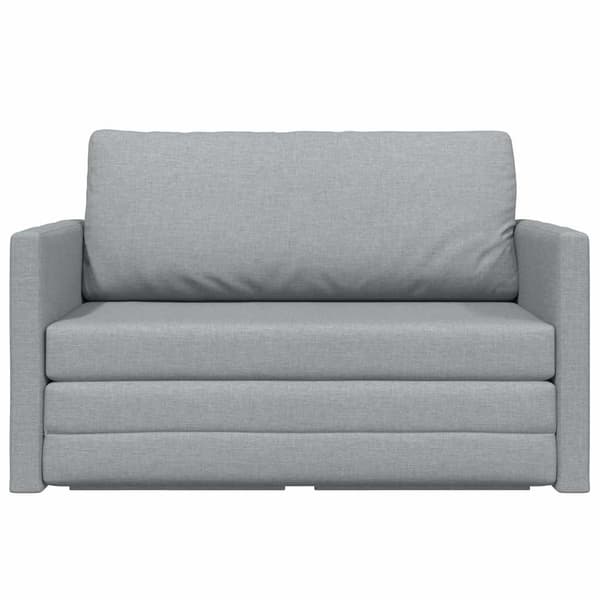 vidaXL Soffsäng 110cm Ljusgrå tyg