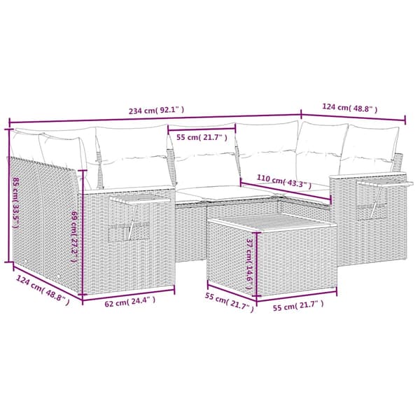 vidaXL Hodegavl 120 cm heltre eik