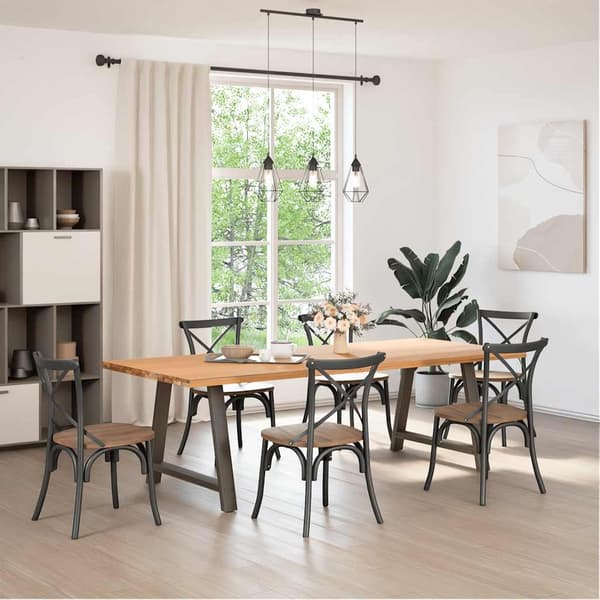 vidaXL Soffbordsben A-formade 2 st 100x(72-73) cm stål