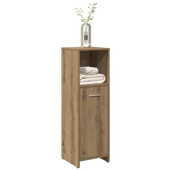vidaXL Baderomsskap artisan eik 30x30x95 cm konstruert tre