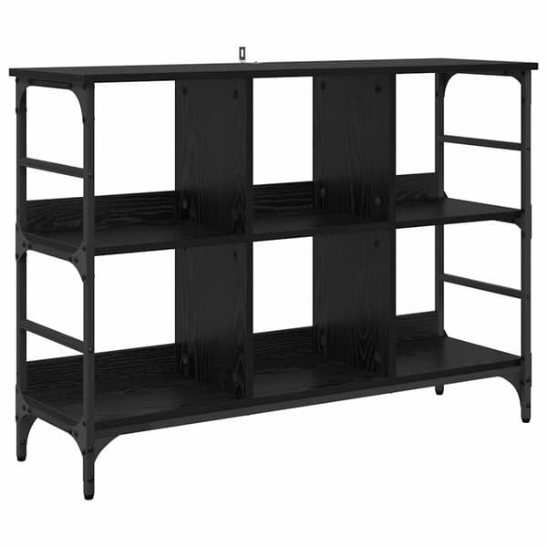 vidaXL Serviesskap Svart Eik 102 x 32 x 73,5 cm