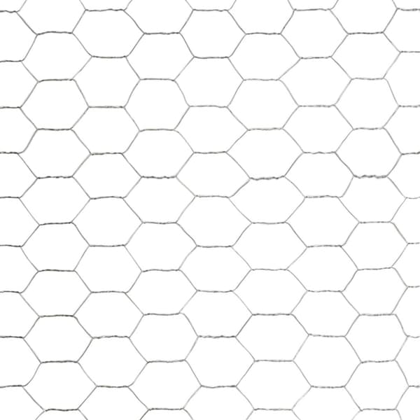 vidaXL Hönsnät galvaniserat stål 25x1,5 m silver