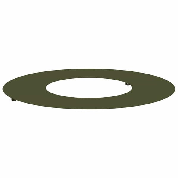 vidaXL lämplig för Flat trädring Olivgrön Ø30 / 60 cm Stål