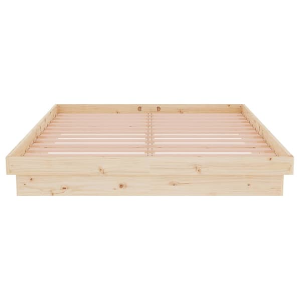 vidaXL Sengeramme heltre 140x190 cm