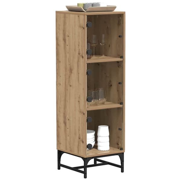 vidaXL Serviesskap Artisan Eik 35 x 37 x 117 cm