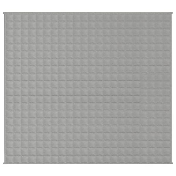 vidaXL Vektdyne grå 200x225 cm 9 kg stoff