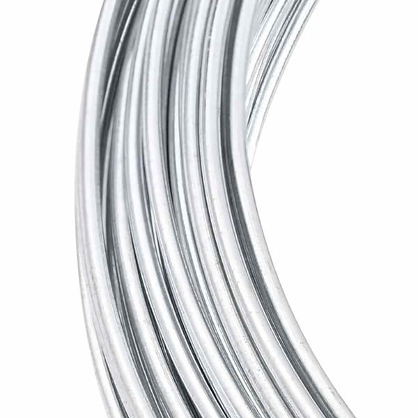 vidaXL Stängsel binds tråd Silver 25 m Varmförzinkad kabel