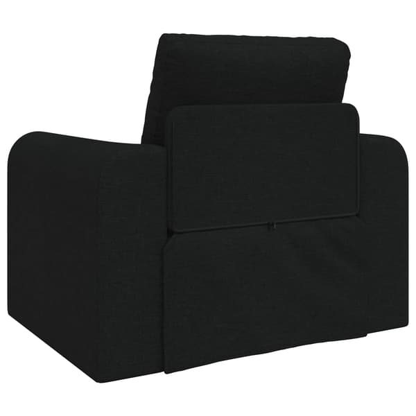 vidaXL Soffsäng Svart 98 x 71 x 83 cm tyg
