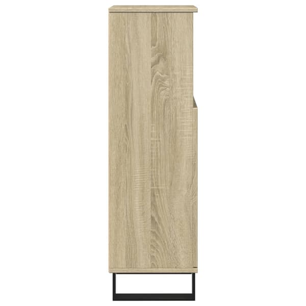 vidaXL Baderomsskap sonoma eik 30x30x100 cm konstruert tre