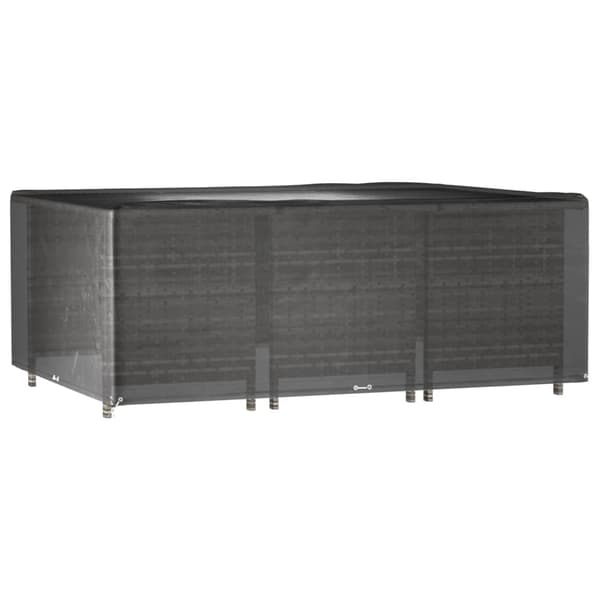 vidaXL Hagemøbeltrekk 2 stk 16 maljer 278x204x105 cm rektangulær