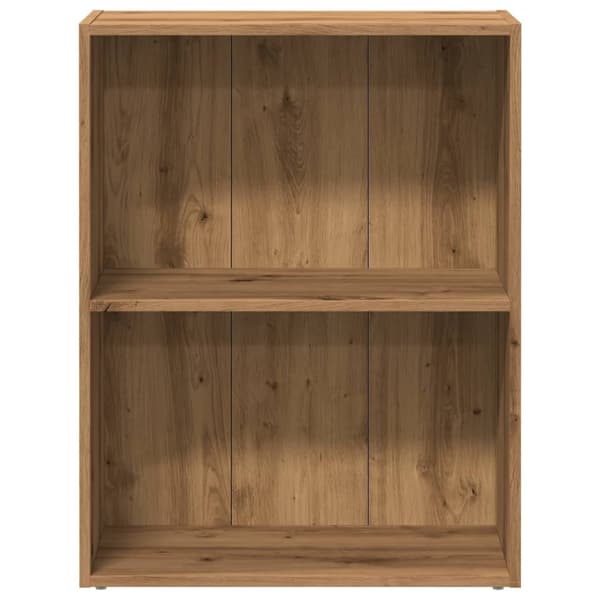 vidaXL Bokhylle artisan eik 60x30x77 cm konstruert tre
