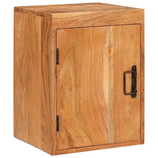 vidaXL Nattbord 2 pcs Brun 35 x 33 x 48 cm Solid akasietre