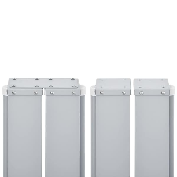vidaXL Infällbar sidomarkis blå 120x1000 cm