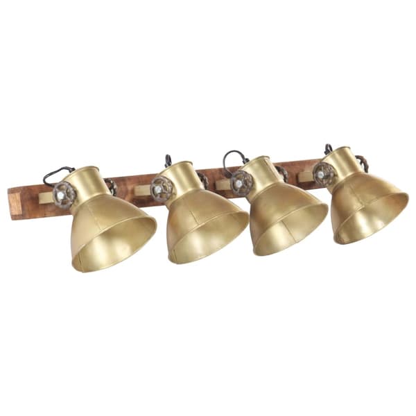 vidaXL Industriell vegglampe messing 90x25 cm E27